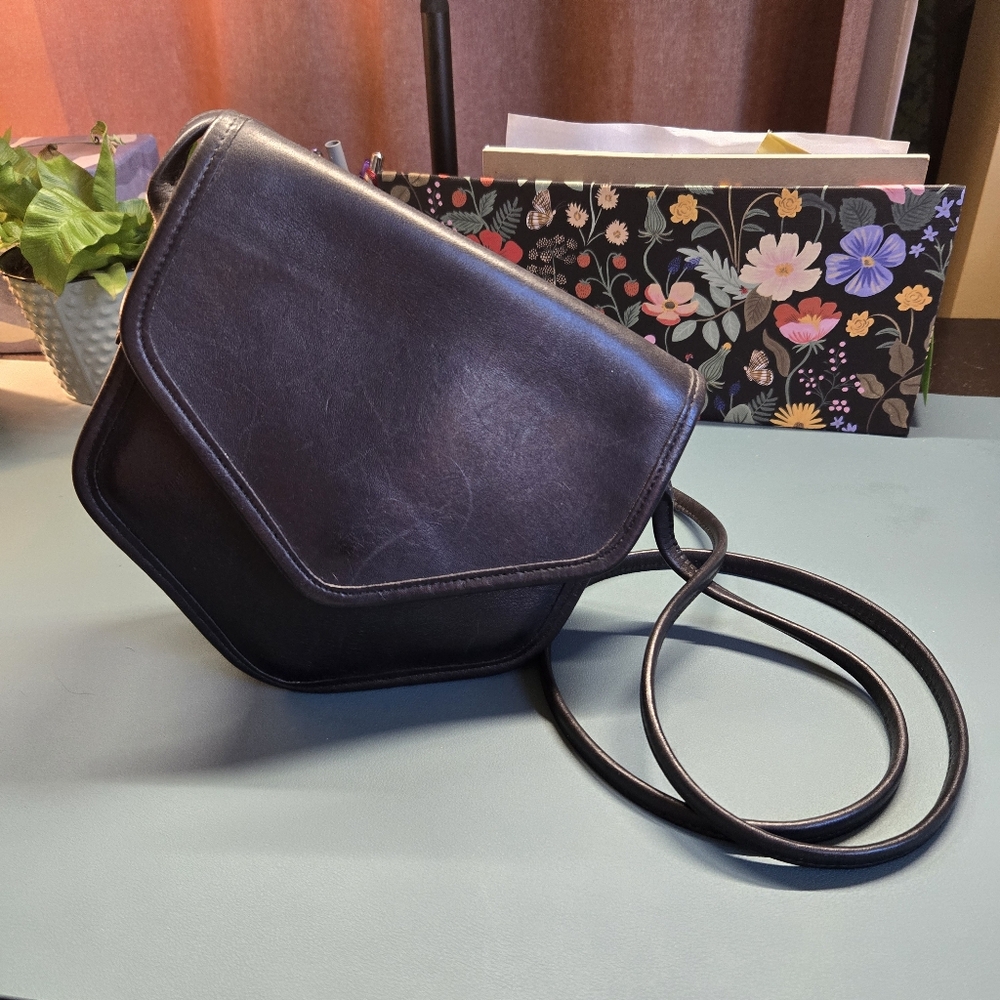 COACH 1994 Megan #9921 Black Rare Made in USA Vintage